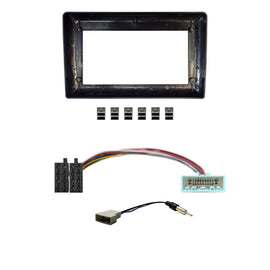 CAC F9UVK2 9 Inch Fascia Kit Compatible with Nissan Cube 2008-2019 Navara D22 2006-2015 Dash 1 No SWC