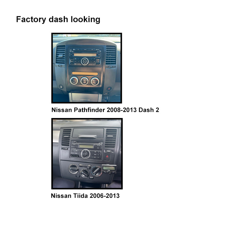 CAC F9UVK4 9 Inch Fascia Kit Compatible with Nissan Pathfinder Tiida