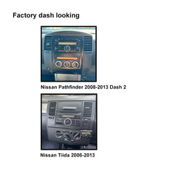 CAC F9UVK4 9 Inch Fascia Kit Compatible with Nissan Pathfinder Tiida