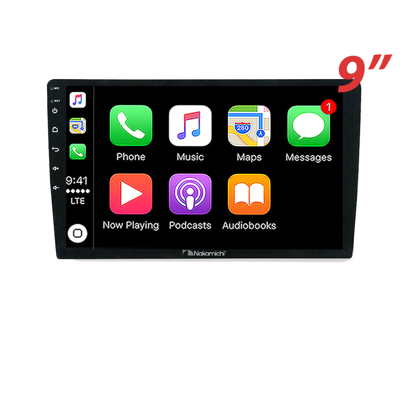 Nakamichi Android NA9FIAT50020152021 Wireless Apple Carplay Android auto solution Sat Nav compatible with Fiat 500 2015-2021 Abarth 595 2017-2021
