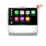 Nakamichi Android NA9FORDFOCUSAUTO20042011 Wireless Apple Carplay Android Auto Sat Nav Solution compatible with Ford Focus Auto Air Con 2004-2011