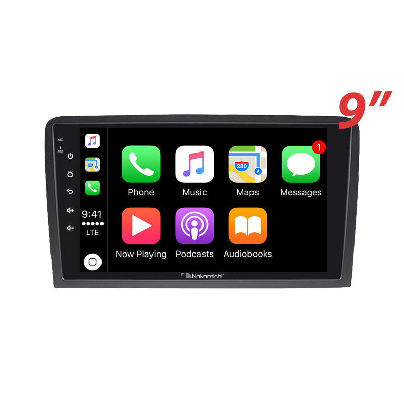 Nakamichi Android NA9FORDTRANSIT20072013 Wireless Apple Carplay Android Auto Sat Nav Solution compatible with Ford Fiesta 2006-2008 Kuga 2012 Transit 2007-2013