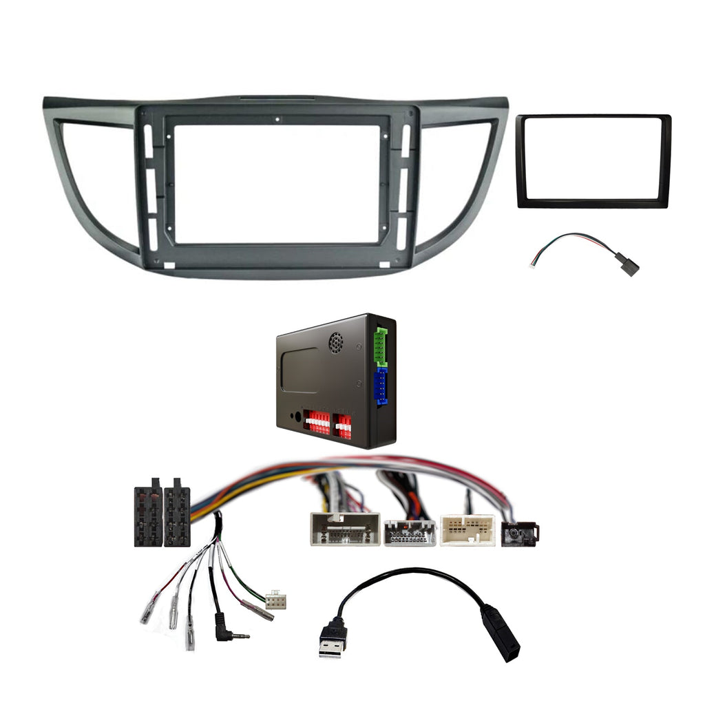 CAC FXHD7K1 9 Inch Fascia Kit Compatible with Honda CRV 2012-2017 Dash 1