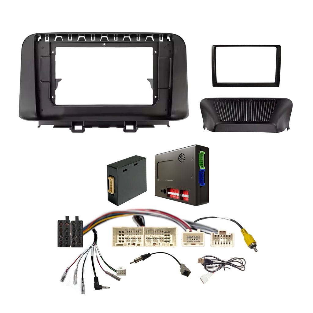 CAC FXHY39K2 9 Inch Fascia Kit Compatible with Hyundai Kona 2017-2022 Dash 1 2 Infinity Amplified
