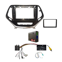Load image into Gallery viewer, CAC FXJP3K1 9 Inch Fascia Kit Compatible with Jeep Cherokee 2015+ Dash 1 2