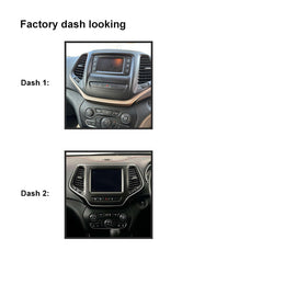 CAC FXJP3K1 9 Inch Fascia Kit Compatible with Jeep Cherokee 2015+ Dash 1 2