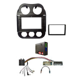 CAC FXJP4K 9 Inch Fascia Kit Compatible with Jeep Compass Patriot 2010-2016