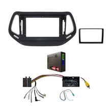 Load image into Gallery viewer, CAC FXJP5K1 9 Inch Fascia Kit Compatible with Jeep Compass 2017+ Dash 1 2