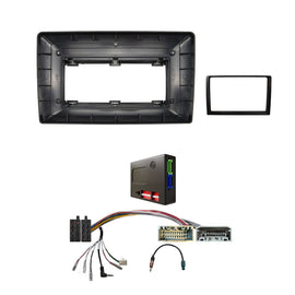 CAC FXJP8K 9 Inch Fascia Kit Compatible with Jeep Wrangler Cherokee Commander Chrysler Dodge