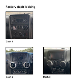 CAC FXJP8K 9 Inch Fascia Kit Compatible with Jeep Wrangler Cherokee Commander Chrysler Dodge