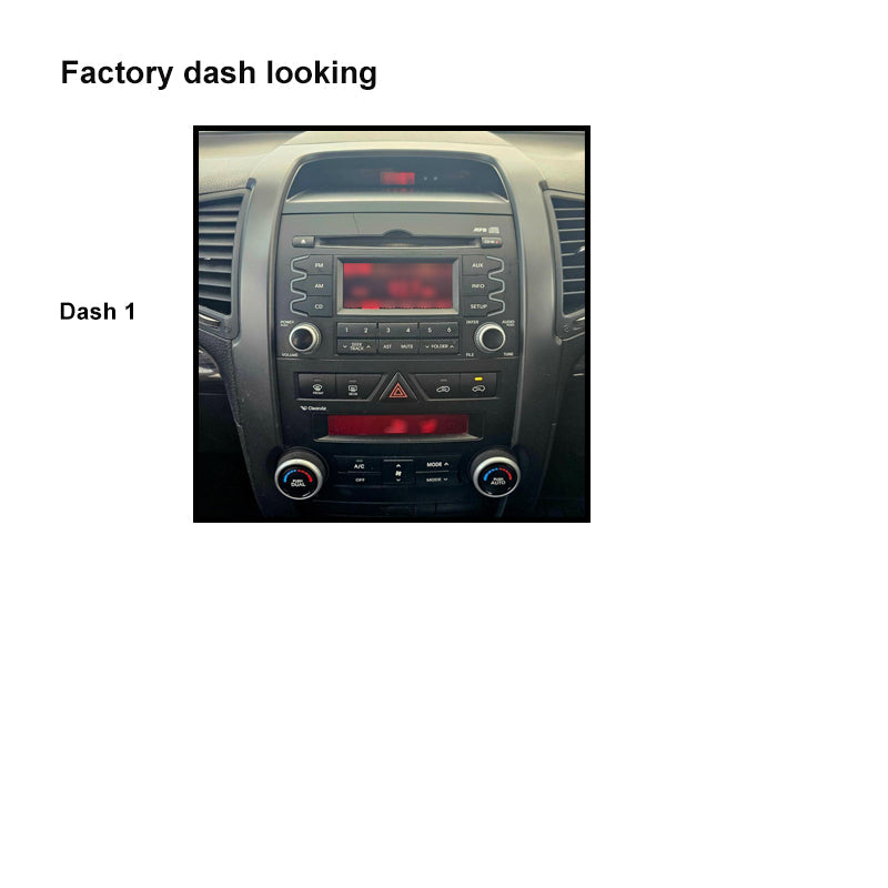 CAC FXKA26K1 9 Inch Fascia Kit Compatible with Kia Sorento 2009-2012 Dash 1