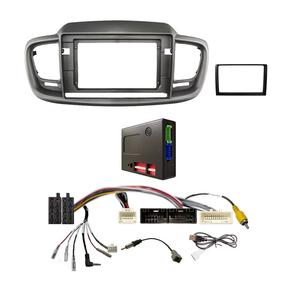 CAC FXKA28K1 9 Inch Fascia Kit Compatible with Kia Sorento 2015-2019 Dash 1 2 Standard