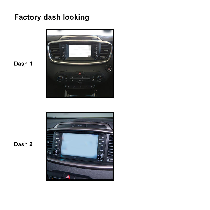 CAC FXKA28K1 9 Inch Fascia Kit Compatible with Kia Sorento 2015-2019 Dash 1 2 Standard