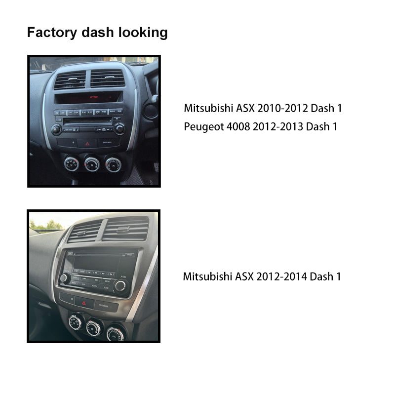 CAC FXMT2K1 9 Inch Fascia Kit Compatible with Mitsubishi ASX Peugeot 4008