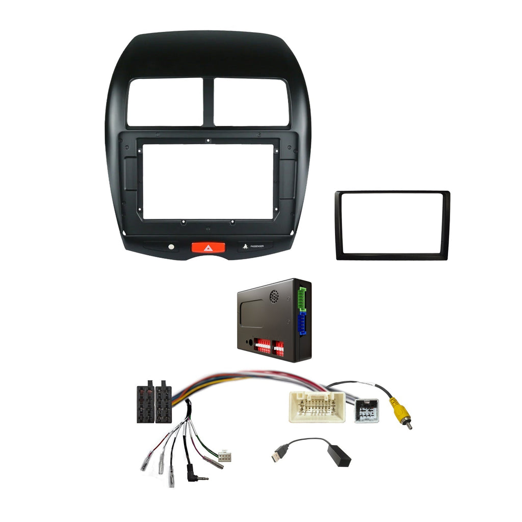 CAC FXMT2K2 9 Inch Fascia Kit Compatible with Mitsubishi ASX Peugeot 4008