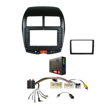 Load image into Gallery viewer, CAC FXMT2K4 9 Inch Fascia Kit Compatible with Mitsubishi ASX 2012-2014 Dash 5 Rockford Fosgate