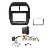 CAC FXMT3K3 9 Inch Fascia Kit Compatible with Mitsubishi ASX 2018- Dash 3 Rockford Fosgate Factory 360° Camera