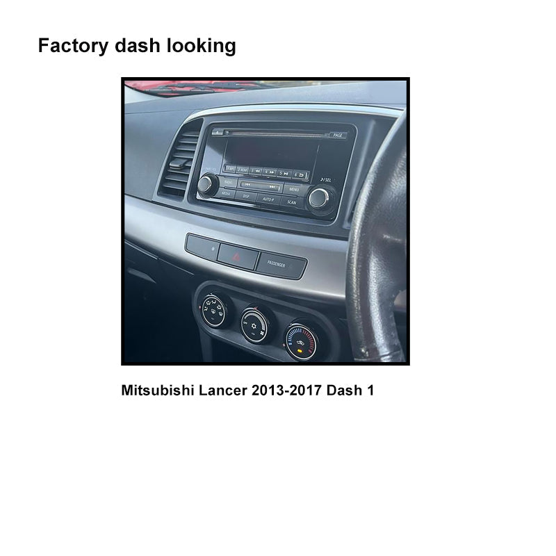 CAC FXMT6K5 9 Inch Fascia Kit Compatible with Mitsubishi Lancer 2013-2017 Dash 1