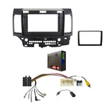 CAC FXMT6K6 9 Inch Fascia Kit Compatible with Mitsubishi Lancer 2013-2017 Dash 2