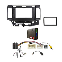 Load image into Gallery viewer, CAC FXMT6K7 9 Inch Fascia Kit Compatible with Mitsubishi Lancer 2013-2017 Dash 3 Rockford Fosgate