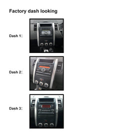 CAC FXNS23K1 9 Inch Fascia Kit Compatible with Nissan X-Trail 2007-2013 Dash 1 Dash 2 Dash 3
