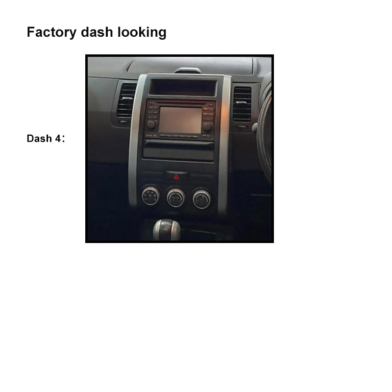 CAC FXNS23K2 9 Inch Fascia Kit Compatible with Nissan X-Trail 2007-2013 Dash 4