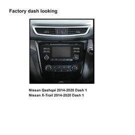 CAC FXNS24K1 9 Inch Fascia Kit Compatible with Nissan Qashqai X-Trail 2014-2022 Dash 1