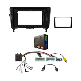 CAC FXNS24K2 9 Inch Fascia Kit Compatible with Nissan Qashqai X-Trail 2014-2022 Dash 2 With Factory Nav or 360° Camera