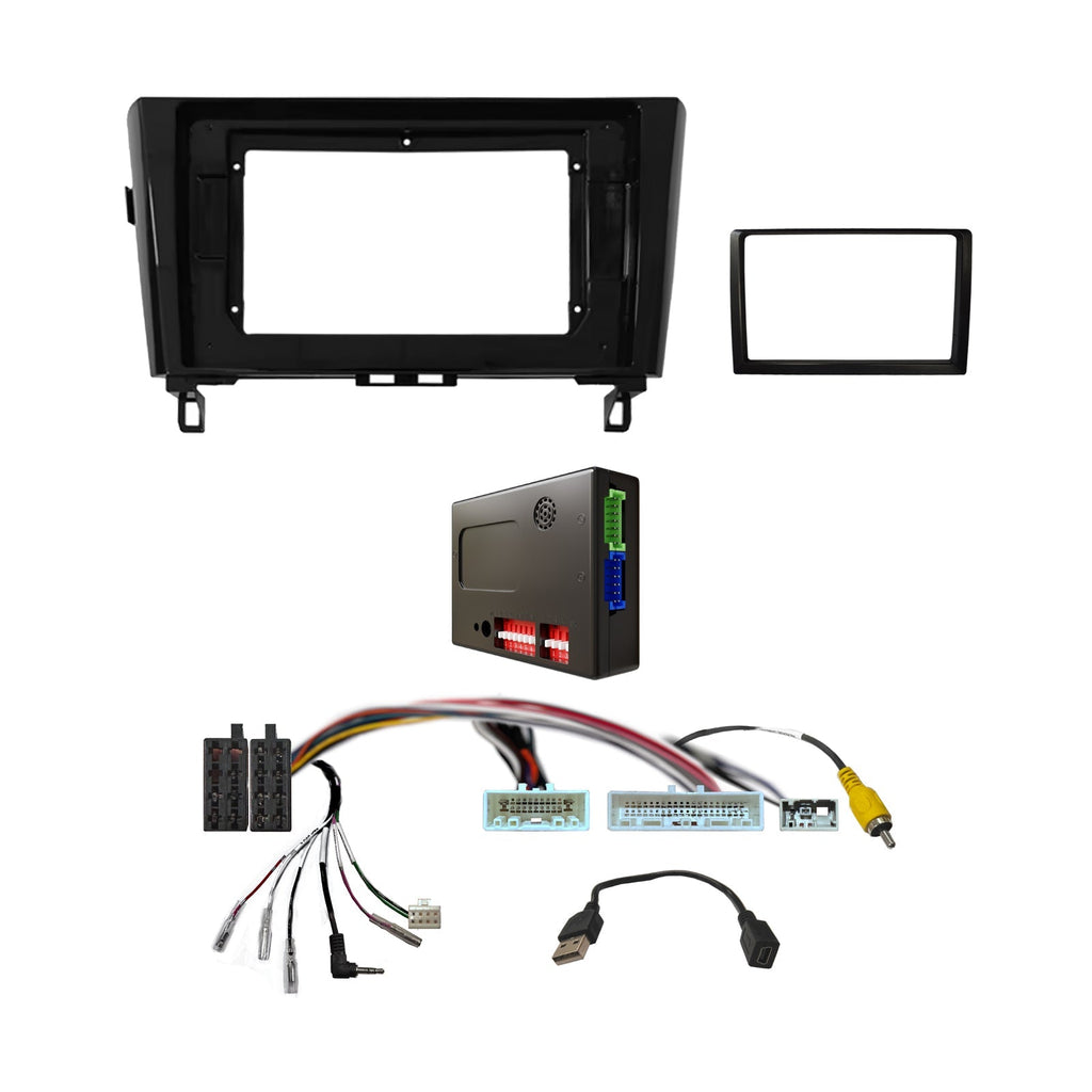 CAC FXNS24K3 9 Inch Fascia Kit Compatible with Nissan Qashqai X-Trail 2020+ With Factory Nav or 360° Camera