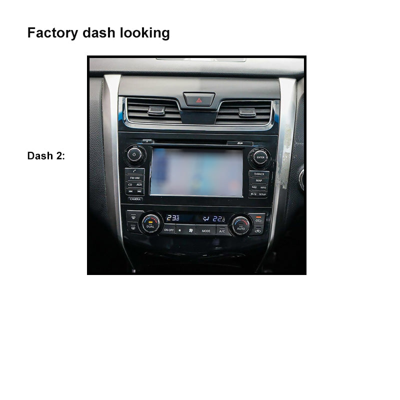 CAC FXNS2K2 9 Inch Fascia Kit Compatible with Nissan Altima 2013-2016 Dash 2 With Factory 360° Camera
