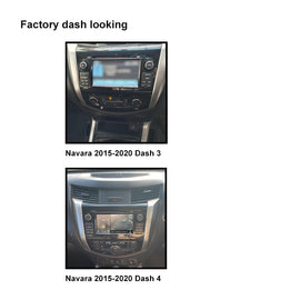 CAC FXNS8K3 9 Inch Fascia Kit Compatible with Nissan Navara 2015-2020 D23 Dash 3 Dash 4 With Factory Nav or 360° Camera