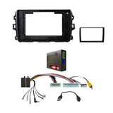CAC FXNS8K4 9 Inch Fascia Kit Compatible with Nissan Navara 2019- D23 With Factory Nav or 360° Camera