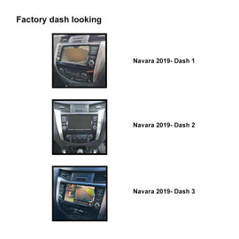 CAC FXNS8K4 9 Inch Fascia Kit Compatible with Nissan Navara 2019- D23 With Factory Nav or 360° Camera