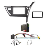 CAC FXTY27K1 9 Inch Fascia Kit Compatible with Toyota Corolla 2012-2015 Hatch