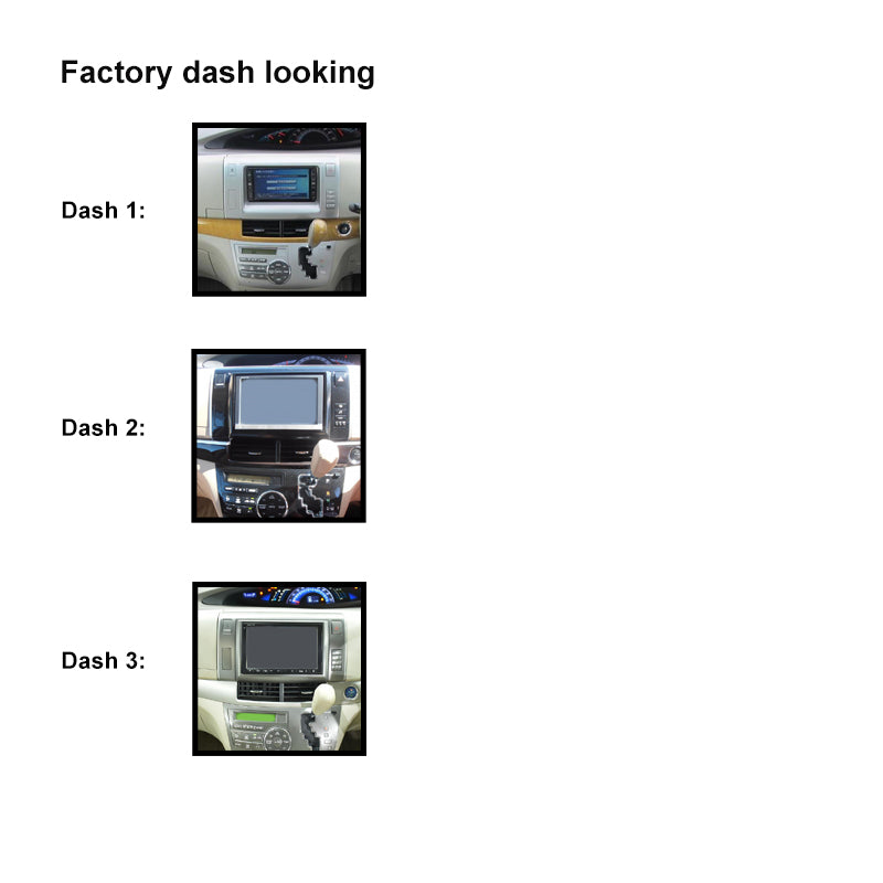 CAC FXTY32K1 9 Inch Fascia Kit Compatible with Toyota Estima Tarago 2006+ Dash 1 2 3