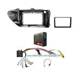 CAC FXTY42K2 9 Inch Fascia Kit Compatible with Toyota Hilux 2015-2020 Factory JBL Amplified 360° Camera