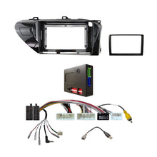 Load image into Gallery viewer, CAC FXTY42K4 9 Inch Fascia Kit Compatible with Toyota Hilux 2020+ Dash 3 Factory JBL Amplified 360° Camera