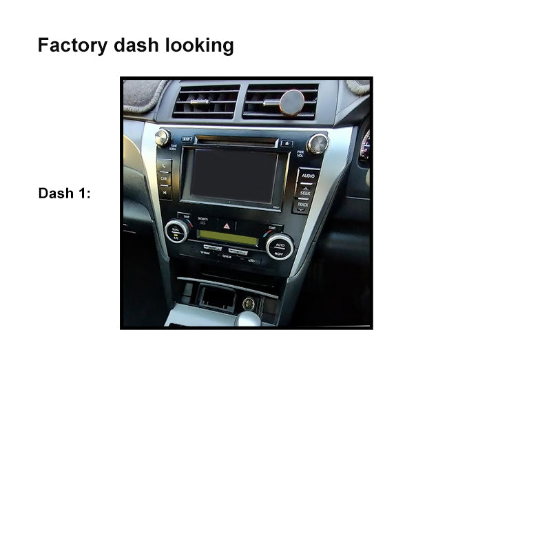 CAC FXTY4K1 9 Inch Fascia Kit Compatible with Toyota Aurion 2012-2015 Dash 1