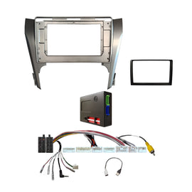 CAC FXTY4K2 9 Inch Fascia Kit Compatible with Toyota Aurion 2012-2015 Dash 2 Factory JBL Amplified 360° Camera