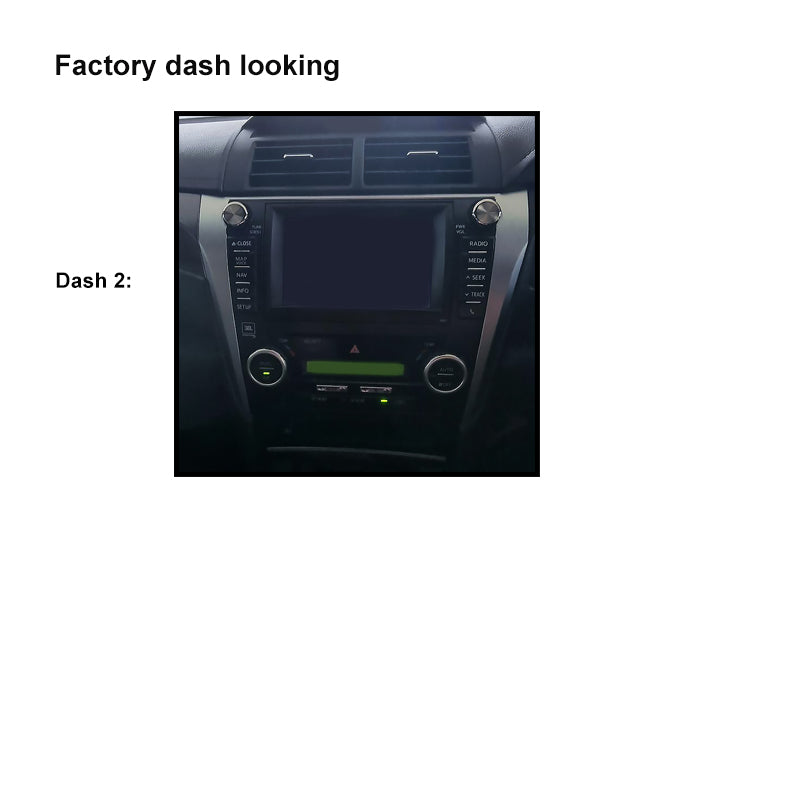 CAC FXTY4K2 9 Inch Fascia Kit Compatible with Toyota Aurion 2012-2015 Dash 2 Factory JBL Amplified 360° Camera