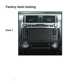 CAC FXTY57K1 9 Inch Fascia Kit Compatible with Toyota Prado 2014-2017 Dash 1