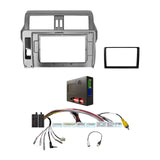 CAC FXTY57K2 9 Inch Fascia Kit Compatible with Toyota Prado 2014-2017 Dash 2 With Factory JBL or Amplified 360° Camera