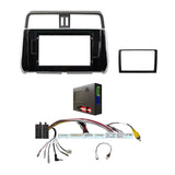 CAC FXTY58K1 9 Inch Fascia Kit Compatible with Toyota Prado 2017-2020 Dash 1 Factory JBL Amplified 360° Camera