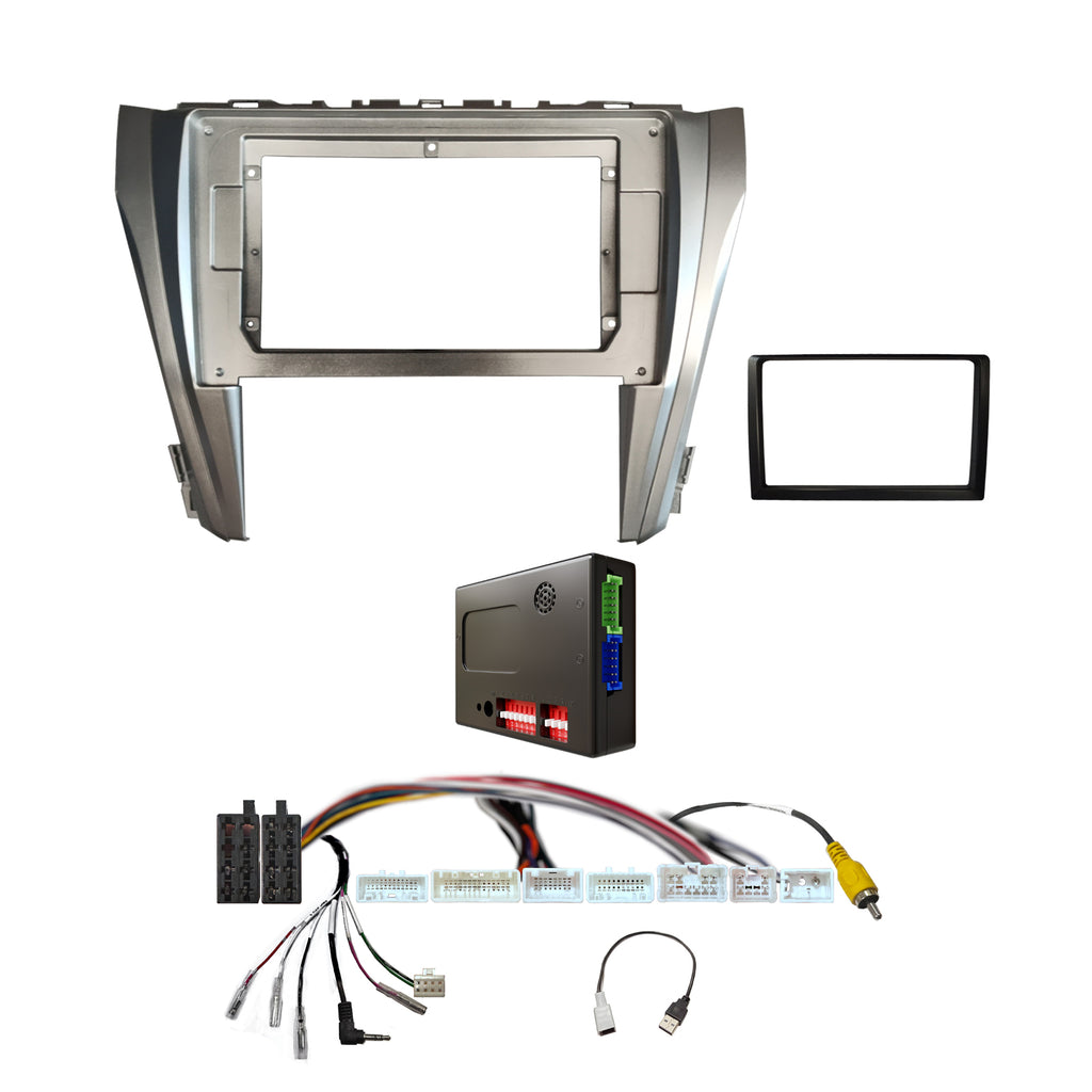 CAC FXTY5K2 9 Inch Fascia Kit Compatible with Toyota Aurion 2015-2018 Dash 2 Factory JBL Amplified 360° Camera