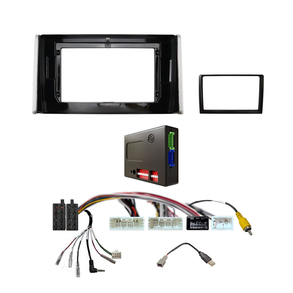 CAC FXTY67K1 9 Inch Fascia Kit Compatible with Toyota Rav 4 2019- Dash 1 Dash 2