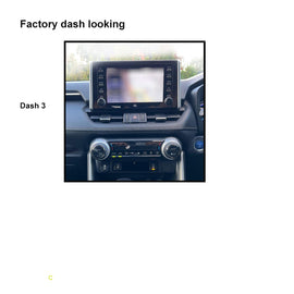 CAC FXTY67K2 9 Inch Fascia Kit Compatible with Toyota Rav 4 2019- Dash 3 Factory JBL Amplified 360° Camera
