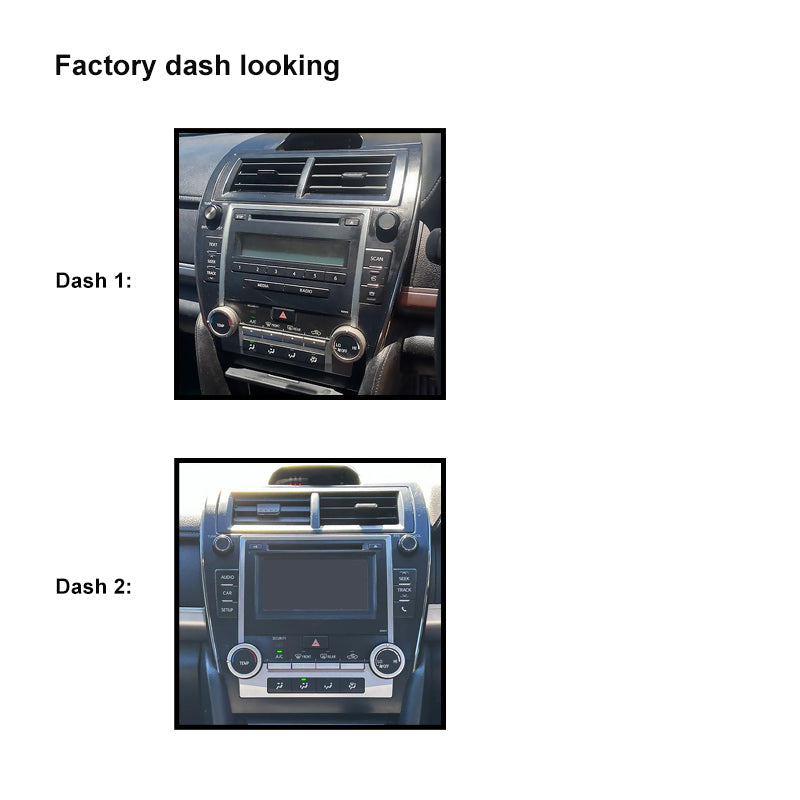 CAC FXTY8K1 9 Inch Fascia Kit Compatible with Toyota Camry 2012-2017 Dash 1 Dash 2
