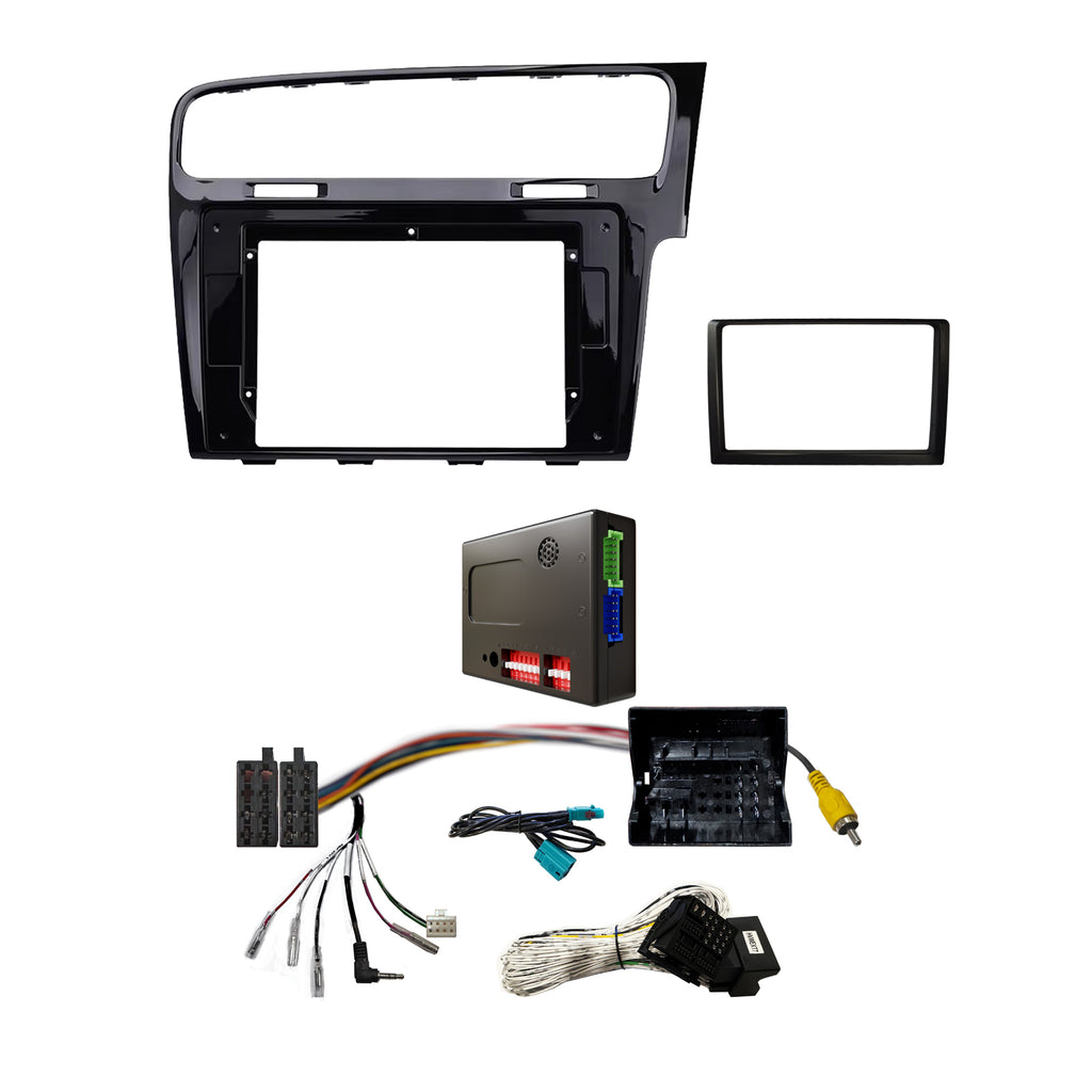 CAC FXVW2K1 9 Inch Fascia Kit Compatible with Volkswagen Golf 2013-2020
