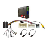 CAC HMT4AK2 harness Compatible with Mitsubishi with Rockford Fosgate, Factory 360° Camera Includes SWC, Camera Retention, USB