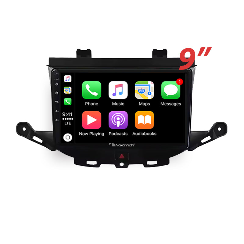Nakamichi Android NA9HOLDENASTRA20162020 Wireless Apple Carplay Android Auto Sat Nav Solution compatible with Holden Astra 2016-2020